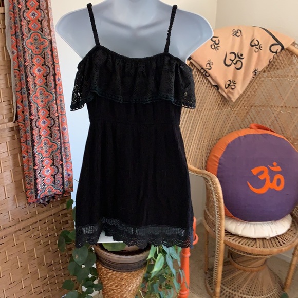 Boho black top - Picture 4 of 4